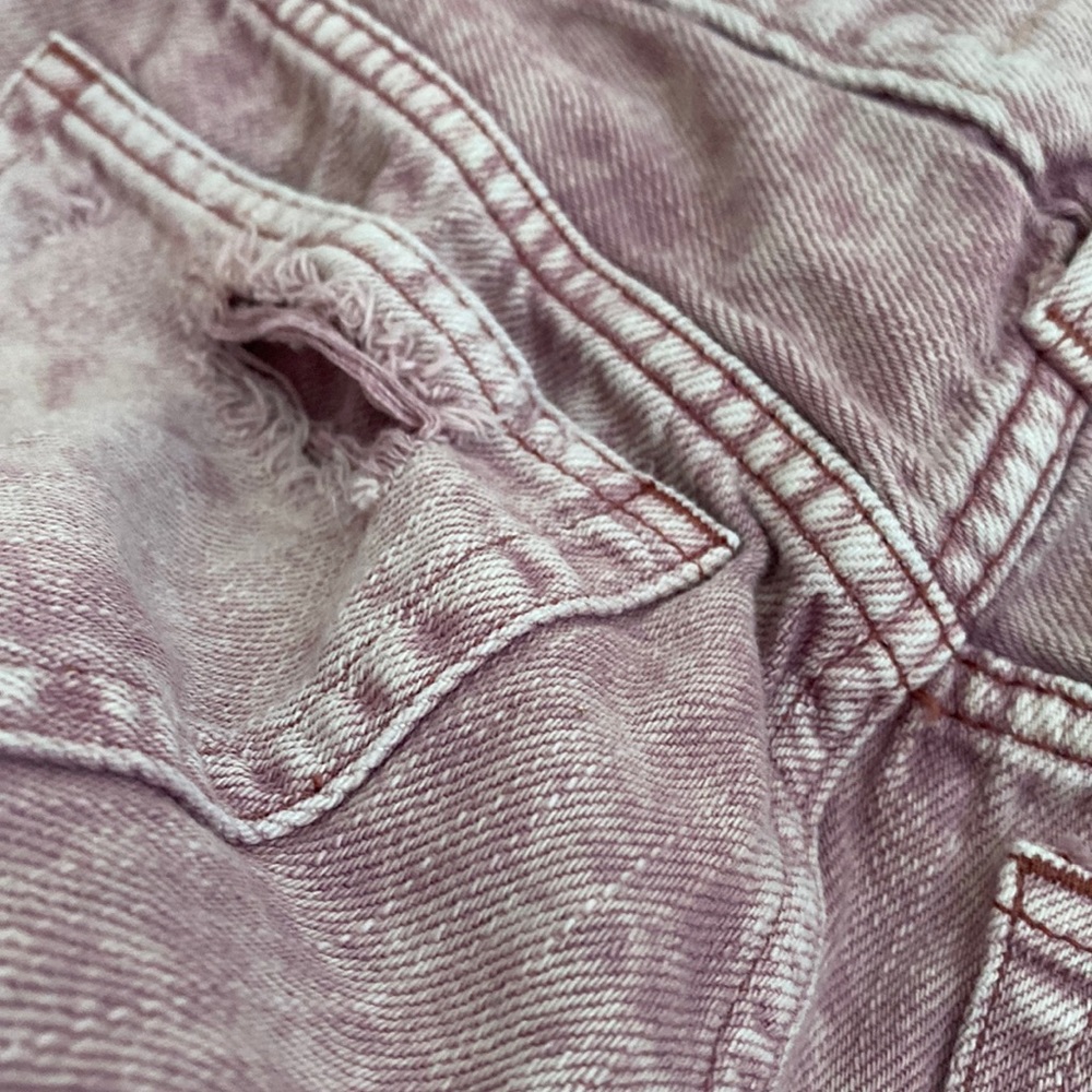 SOLD‼️Romeo Rolled Cut Off Shorts | Mauve Swoon | Size 26 - Picture 7 of 10